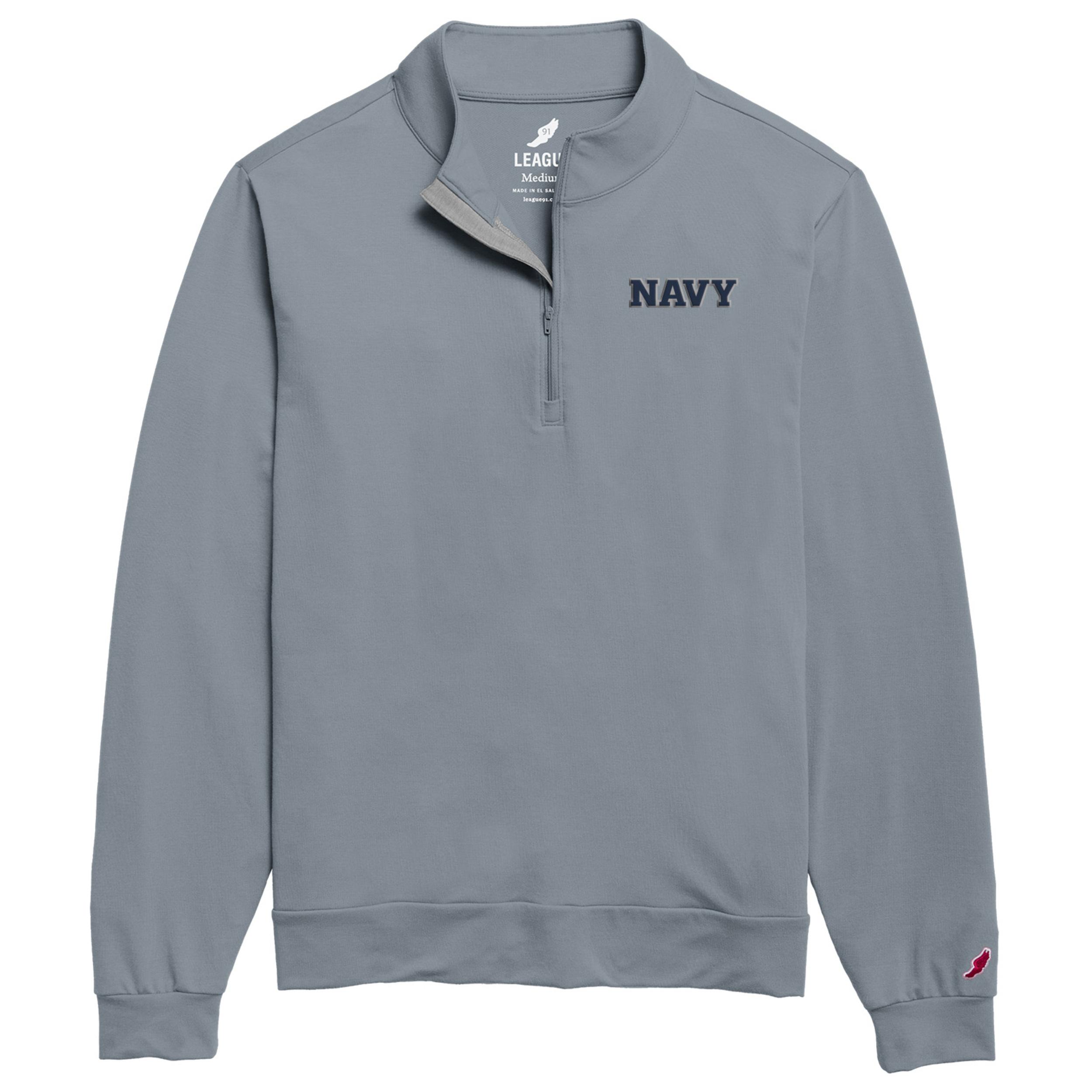 U.S. Naval Academy Store | Men's All Day 1/4 Zip NAVY League U.S. Naval Academy Store | Men's All Day 1/4 Zip NAVY League
